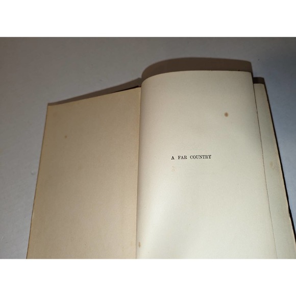 Antique 1915 A Far Country Winston Churchill HC Book Macmillan Co First Edition - Picture 5 of 12